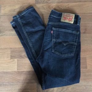 Levi’s 510 dark blue skinny jeans 31 x 30